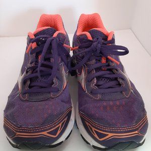 Mizuno Women's Wave Catalyst Running Shoes 410749.6B13‎ | Purple Orange | US 7.5